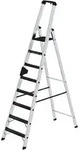 Munk Stufen-Stehleiter 250 kg einseitig begehbar mit clip-step R13 - 042708