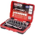 KS Tools 1/4" + 11 mm Durchgangs-Steckschl&uuml;ssel- und Bit-Satz, 31-tlg - 918.3050