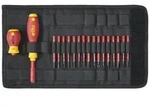 Wiha Schraubendreher und Bit Set slimVario gemischt 19-teilges Set mit Falttasche -
