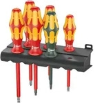 Wera 160 i/168 i/6 Schraubendrehersatz Kraftform Plus Serie 100 + Rack, 6-teilig -