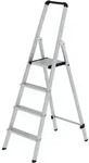 Munk ML Stufen-Stehleiter einseitig begehbar Aluminium eloxiert - 011254