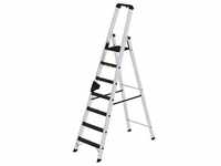 Munk Stufen-Stehleiter 250 kg einseitig begehbar mit clip-step R13 7 Stufen - 042707