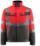 MASCOT Forster Jacke SAFE LIGHT Hi-vis Rot / Dunkelanthrazit L - 15909-948-22218-L -