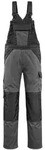 MASCOT Leeton Latzhose mit Knietaschen LIGHT Dunkelanthrazit / Schwarz 52 -