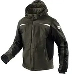 K&Uuml;BLER Winter Softshell Jacke oliv/schwarz XS - 1041 7322-6699-XS - oliv/schwarz