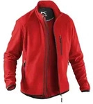 K&Uuml;BLER Fleecejacke mittelrot XS - 1242 5369-55-XS - mittelrot