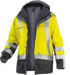 K&Uuml;BLER SAFETY 8 Parka PSA 3 warngelb/anthrazit S - 1969 8420-3497-S -
