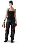 K&Uuml;BLER PULSSCHLAG Damenhose HIGH schwarz/mittelrot 48 - 2124 5353-9955-48 -
