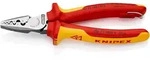 KNIPEX Crimpzange f&uuml;r Aderendh&uuml;lsen 180 mm isoliert, VDE-gepr&uuml;ft mit