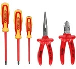 KS Tools ERGOTORQUE VDE Zangen- und Schraubendreher-Satz, 5-tlg Variante 2 - 117.1770