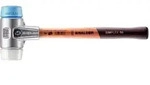 HALDER SIMPLEX - Schonhammer mit Aluminiumgeh&auml;use und Holzstiel, TPE-soft /