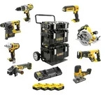 DEWALT 8er Akku Kombopack 18V + 4 Akku + Doppelschnellladeger&auml;t II - DCK856P4-QW