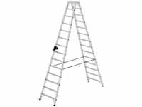 Munk Stufen-Stehleiter beidseitig begehbar 2x14 Stufen - 040228