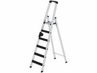 Munk Stufen-Stehleiter einseitig begehbar mit clip-step relax 6 Stufen - 042106