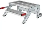 Munk Arbeitspodest fahrbar, Stufenbreite 800 mm, Stahl-Gitterrost - 050434