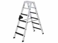 Munk Stufen-Stehleiter beidseitig begehbar mit clip-step 2x6 Stufen - 041606