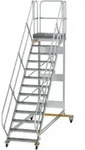 Munk Plattformtreppe 45&deg; fahrbar Stufenbreite 800 mm - 600793