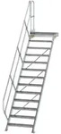 Munk Treppe mit Plattform 45&deg; Stufenbreite 800 mm - 600453