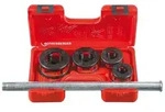 Rothenberger SUPER CUT-Set, Ratschen-Gewindeschneidkluppe,BSPT R, 1/2"-3/4"-1"-1.1/4"