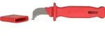 KS Tools Kabelmesser mit Schutzisolierung und Hakenklinge, 200mm - 117.1296