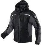 K&Uuml;BLER Winter Softshell Jacke schwarz/anthrazit XL - 1041 7322-9997-XL -