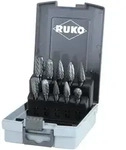 RUKO Hartmetall-Fr&auml;sstifte-Satz HM - 3-tlg. - 116001