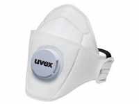 uvex silv-Air premium 5310 Atemschutzmaske FFP3 mit Ausatemventil - 8765310 - weiß
