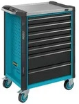 HAZET Werkstattwagen Assistent 179NX leer schwarz/blau - 179NX-7 - schwarz/blau