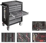 VIGOR Werkstattwagen Series L, mit Sortiment, V5055, Anzahl Werkzeuge: 317