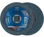 PFERD TOOLS POLIFAN CURVE F&auml;cherscheibe PFR X-LOCK SGP STEELOX f&uuml;r Stahl/Edelstahl