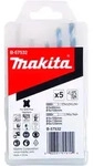 Makita HSS TiN Metall und Holzbohrer-Set, F&uuml;r Metall &Oslash; 3 x 90mm und &Oslash; 4 x 105mm -