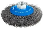 Bosch PRO Kegelb&uuml;rste, Clean for Metal, 115 mm, gewellter Stahldraht - 2608622101