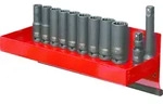 KS Tools 1/2" 12-kant-Kraft-Stecknuss-Satz, lang, 13-tlg - 515.1140