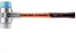 HALDER SIMPLEX - Schonhammer mit Aluminiumgeh&auml;use und Holzstiel, TPE-soft / TPE-mid