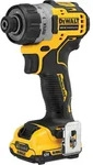 DEWALT Akku-Schrauber 1/4 Zoll 12V + 2 Akku + Schnellladeger&auml;t - DCF601D2-QW