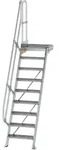Munk Treppe mit Plattform 60&deg; Stufenbreite 600 mm - 600369
