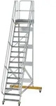 Munk Plattformtreppe fahrbar 60&deg; Stufenbreite 800 mm - 600736