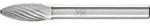 PFERD TOOLS Hartmetall Fr&auml;sstift Flamme B Z3 universal mittel - 21103106