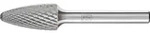 PFERD TOOLS Hartmetall Fr&auml;sstift Rundbogen RBF Z4 universal mittel fein - 21117846