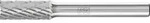 PFERD TOOLS Hartmetall Fr&auml;sstift Zylinder ZYAS stirnverzahnt Z3P universal mittel