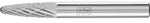 PFERD TOOLS Hartmetall Fr&auml;sstift Rundbogen RBF Z3P universal mittel kreuzverzahnt -