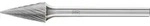 PFERD TOOLS Hartmetall Fr&auml;sstift Spitzkegel SKM Z5 universal fein - 21215053