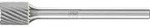 PFERD TOOLS Hartmetall Fr&auml;sstift Zylinder ZYAS stirnverzahnt Z5 universal fein -