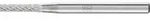 PFERD TOOLS Hartmetall Fr&auml;sstift Zylinder ZYA Z4 universal mittel fein - 21201143