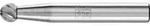 PFERD TOOLS Hartmetall Hochleistungsfr&auml;sstift INOX Kugel KUD f&uuml;r Edelstahl -