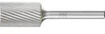 PFERD TOOLS Hartmetall Fr&auml;sstift Zylinder ZYAS stirnverzahnt Z3 universal mittel -