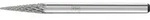 PFERD TOOLS Hartmetall Fr&auml;sstift Spitzkegel SKM Z4 universal mittel fein - 21214143