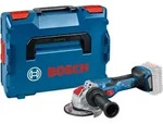 Bosch Akku-Winkelschleifer BITURBO mit X-LOCK GWX 18V-15 C, Solo Version, L-BOXX -