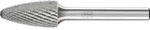 PFERD TOOLS Hartmetall Fr&auml;sstift Rundbogen RBF Z3P universal mittel kreuzverzahnt -