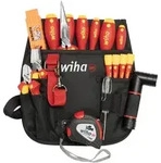 Wiha Werkzeug Set Elektriker gemischt, 18-teilges Set mit G&uuml;rteltasche - 44574